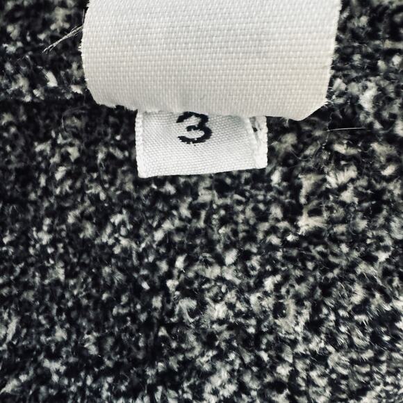 Margaret O’Leary Large Chenille Cardigan Marled Gray Sweater Jacket Frog Closure - Picture 7 of 7